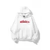 Unisex Red Cabrio Sweatshirt Beyaz