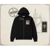Unisex Sardines Tin Oversize Unisex Hırka & Çeket Fermuarlı Sweatshirt Beyaz