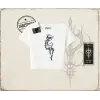 Unisex Shake Kadın Baby Tee Beyaz