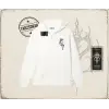 Unisex Shake Oversize Unisex Hırka & Çeket Fermuarlı Sweatshirt Beyaz