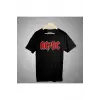 Unisex Siyah Ac Dc Tişört