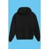 Unisex Siyah Billie Eilish Sırt Baskılı Sweatshirt