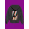 Unisex Siyah Harry Styles Sırt Baskılı Sweatshirt