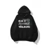 Unisex Sky Walking Sweatshirt Siyah