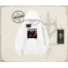 Unisex Slander Oversize Unisex Kapşonlu Sweatshirt Beyaz