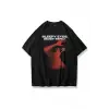 Unisex Sleepy Eyes Tshirt Siyah
