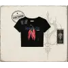 Unisex Spicylife Kadın Baby Tee Beyaz