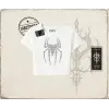 Unisex Spiderman Kadın Baby Tee Beyaz