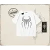 Unisex Spiderman Oversize Unisex Tişört Beyaz