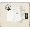 Unisex Star Stroke Unisex Şort Beyaz