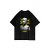 Unisex Testing Asap Rocky Siyah T Shirt
