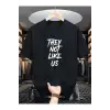 Unisex They Not Like Us Baskılı Oversize