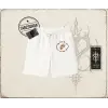 Unisex Wake up Act Silly Unisex Şort Beyaz