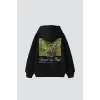 V. Van Gogh Roses Baskılı Oversize Unisex Siyah