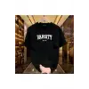 Varsity Baskılı Siyah Erkek