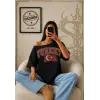 Vintage Turkey Baskılı Unisex Oversize