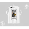 Wanted Temalı Kedi Baskılı Kolsuz Tshirt
