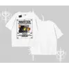 Wanted Temalı Kedi Baskılı Oversize Tshirt