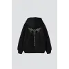 Winget Crown Baskılı Oversize Unisex Siyah