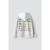 World Championship Team Baskılı Oversize Unisex Beyaz