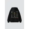 World Championship Team Baskılı Oversize Unisex Siyah