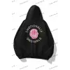 Y2K Unisex Emotionally Sweatshirt KOD 1553 Siyah
