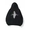 Y2K Unisex Ghosting Siyah Sweatshirt KOD 1889