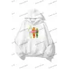 Y2K Unisex Pockets Empty Sweatshirt KOD 1617 Beyaz
