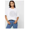 Yaşam Çiçeği Oversize Tişört