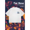 Yes Chef! Baskılı Oversize Unisex Pamuklu Nefes Alan Kalın Kumaşlı