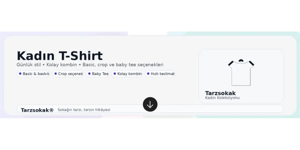 Kadın T-Shirt Modelleri