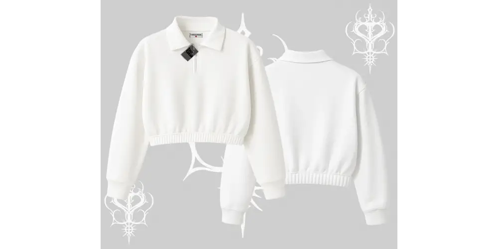 Yarım Fermuarlı Crop Sweatshirt Modelleri | Kadın Stil & Kombin Rehberi