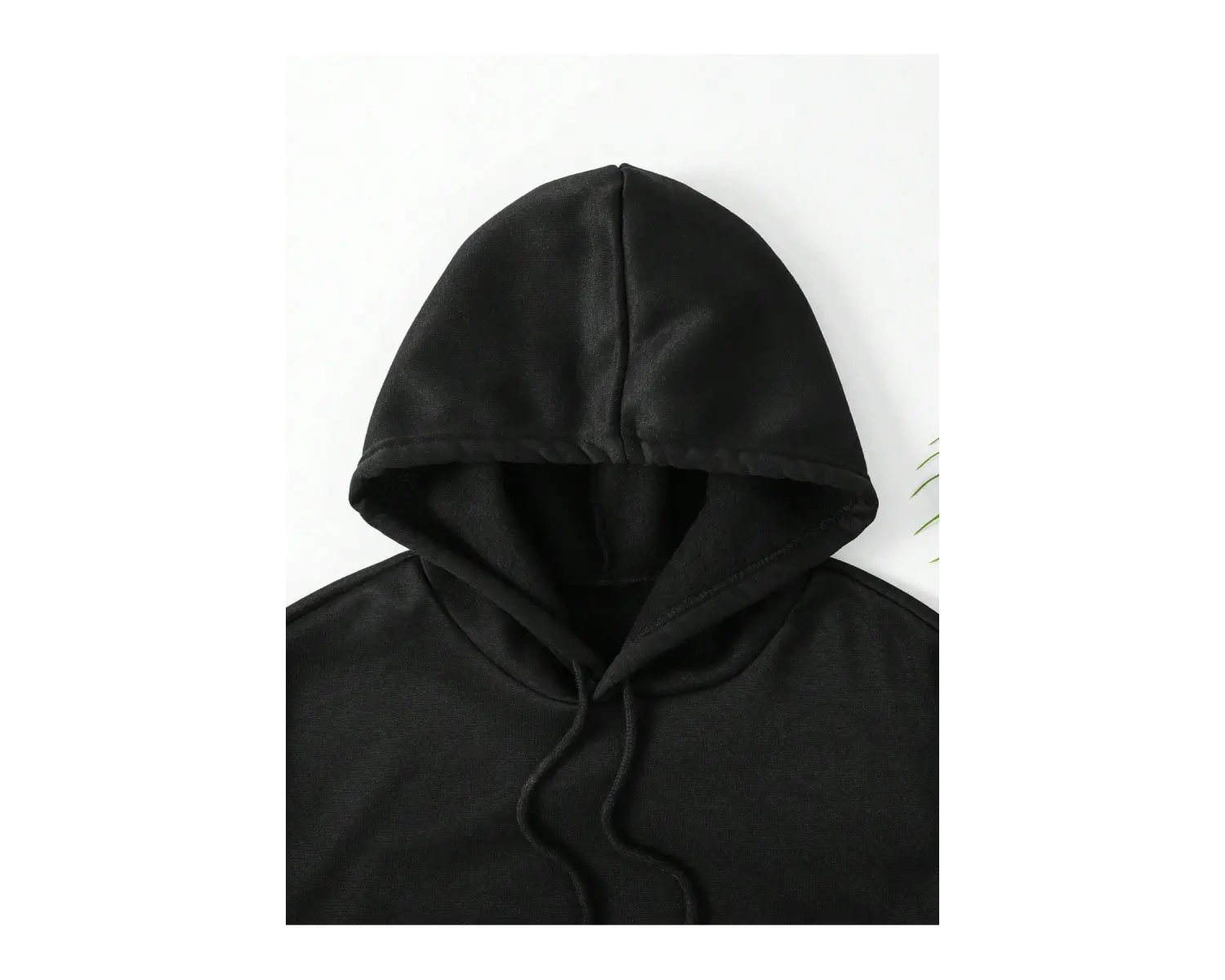 . Essnce Floral & Butterfly Print Kangaroo Pocket Drawstring Hoodie Siyah