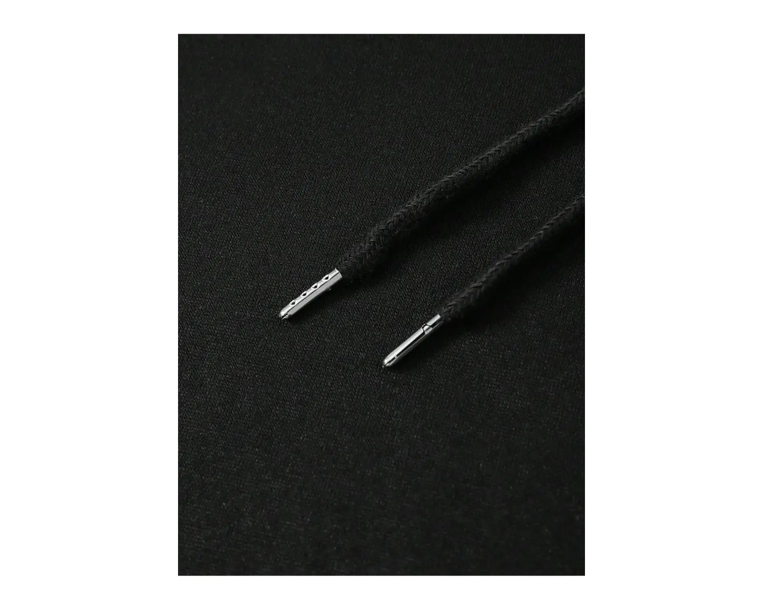 . Essnce Floral & Butterfly Print Kangaroo Pocket Drawstring Hoodie Siyah