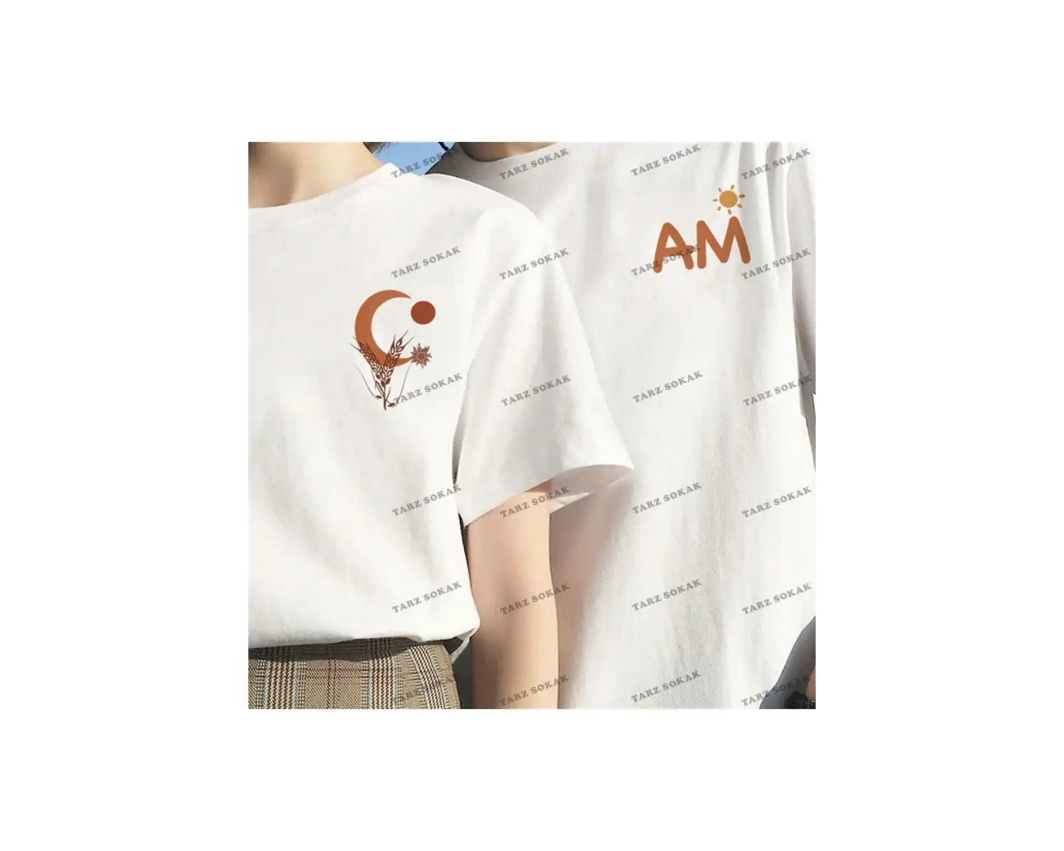 2 Adet Tir Harajuku Style Çift Sevgili Kombinleri Couple Clothing Yeni Sezon