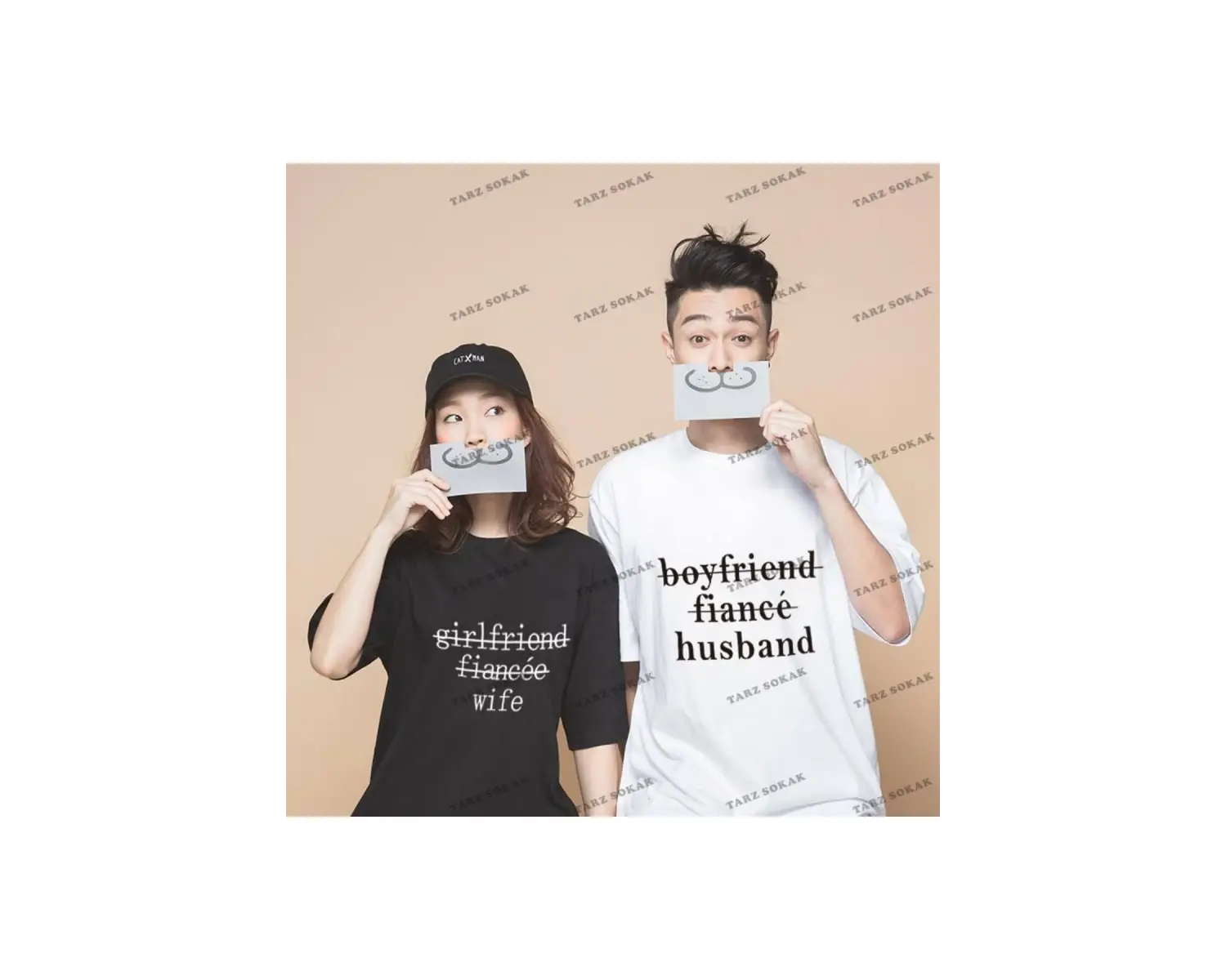 2 Adet Tir Harajuku Style Çift Sevgili Kombinleri Couple Clothing Yeni Sezon