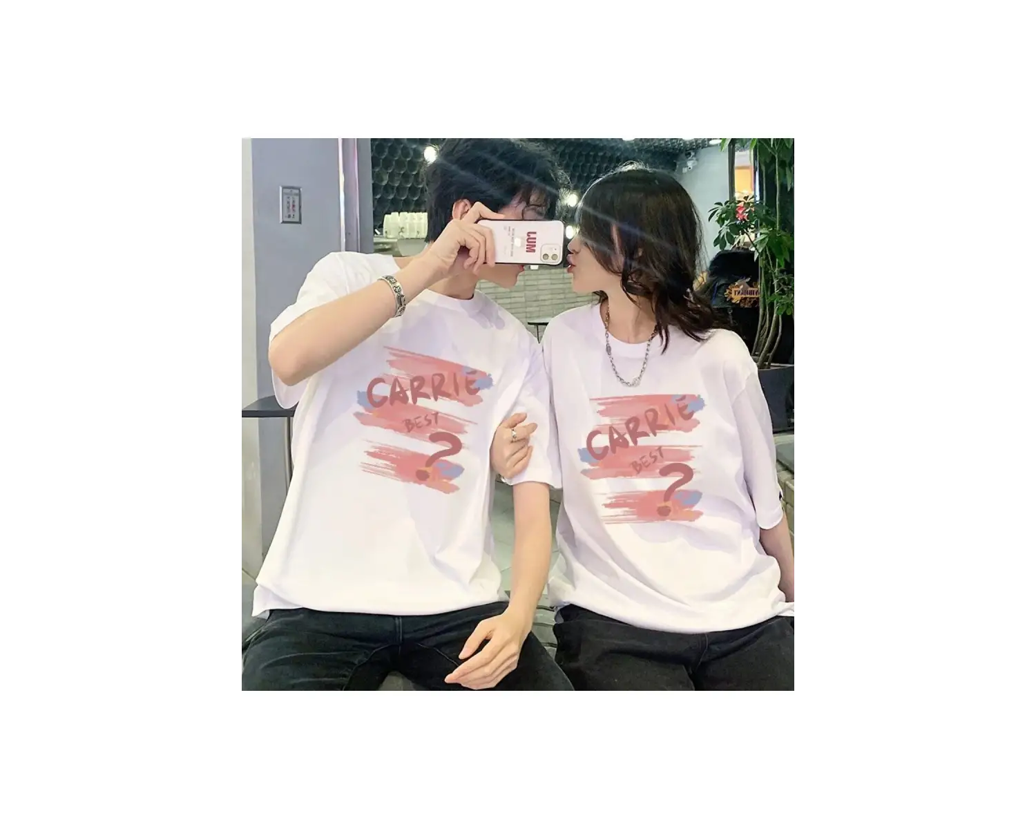 2 Adet Tir Harajuku Style Çift Sevgili Kombinleri Couple Clothing Yeni Sezon