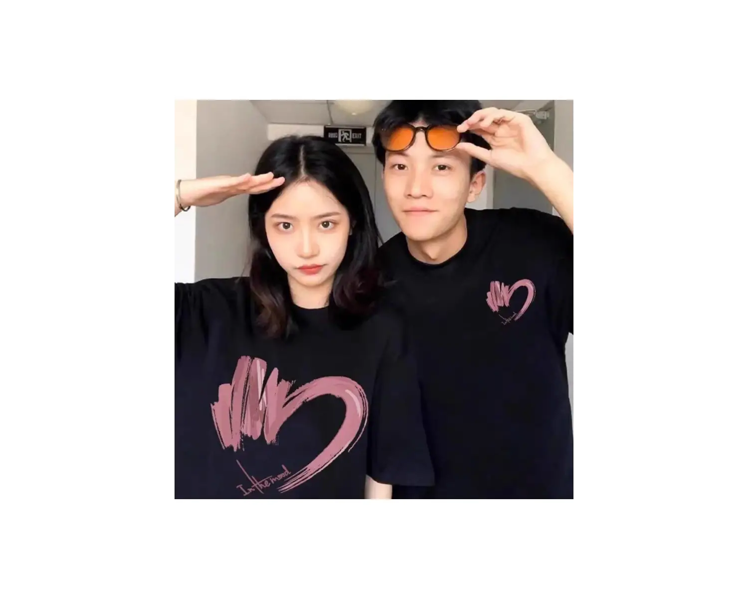 2 Adet Tir Harajuku Style Çift Sevgili Kombinleri Couple Clothing Yeni Sezon