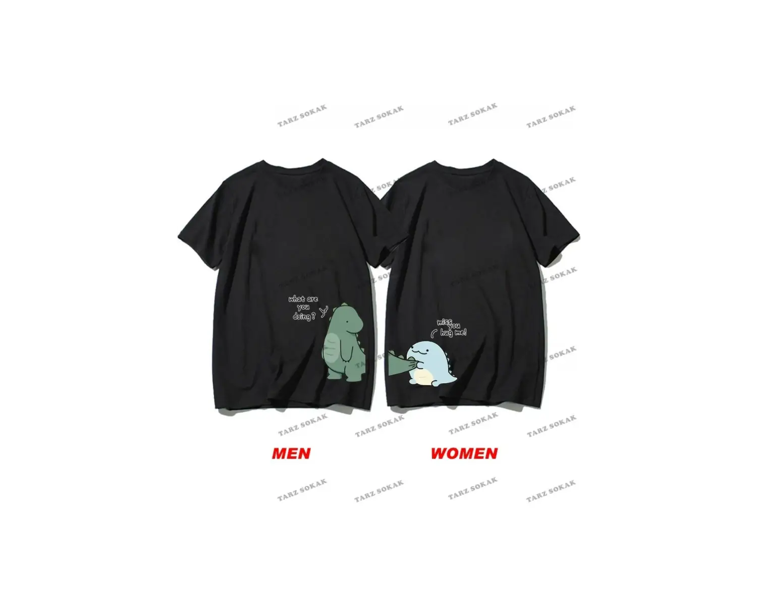 2 Adet Tir Harajuku Style Çift Sevgili Kombinleri Couple Clothing Yeni Sezon