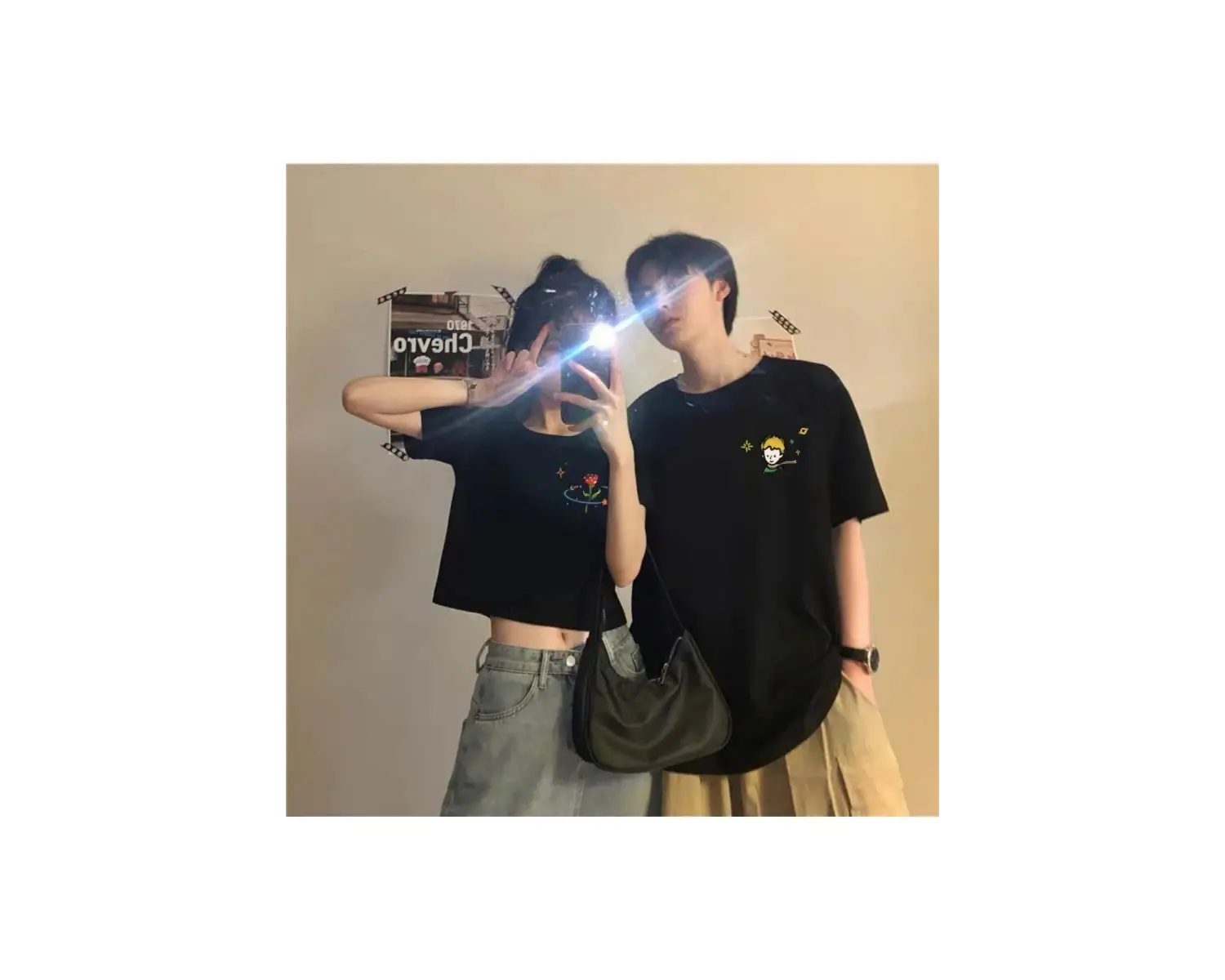 2 Adet Tir Harajuku Style Çift Sevgili Kombinleri Couple Clothing Yeni Sezon