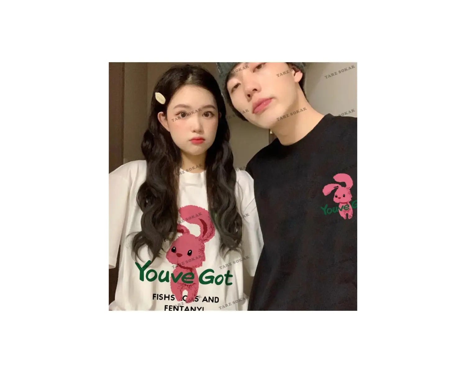 2 Adet Tir Harajuku Style Çift Sevgili Kombinleri Couple Clothing Yeni Sezon