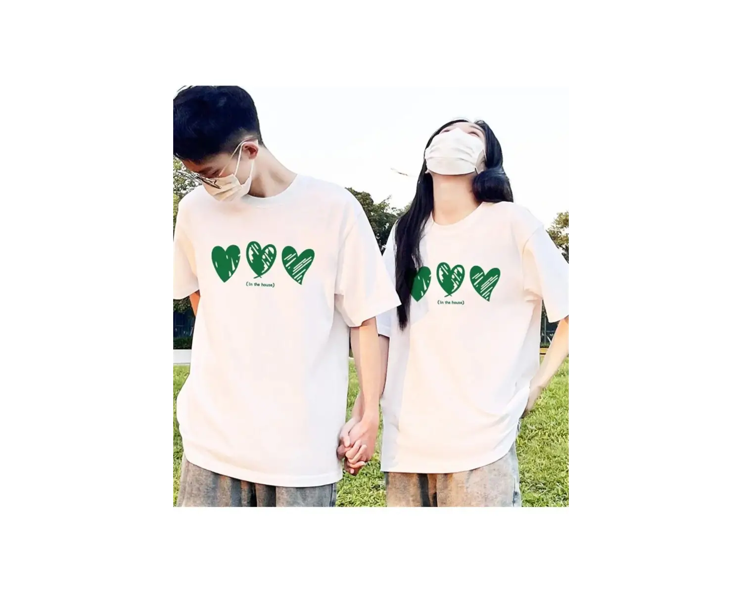 2 Adet Tir Harajuku Style Çift Sevgili Kombinleri Couple Clothing Yeni Sezon