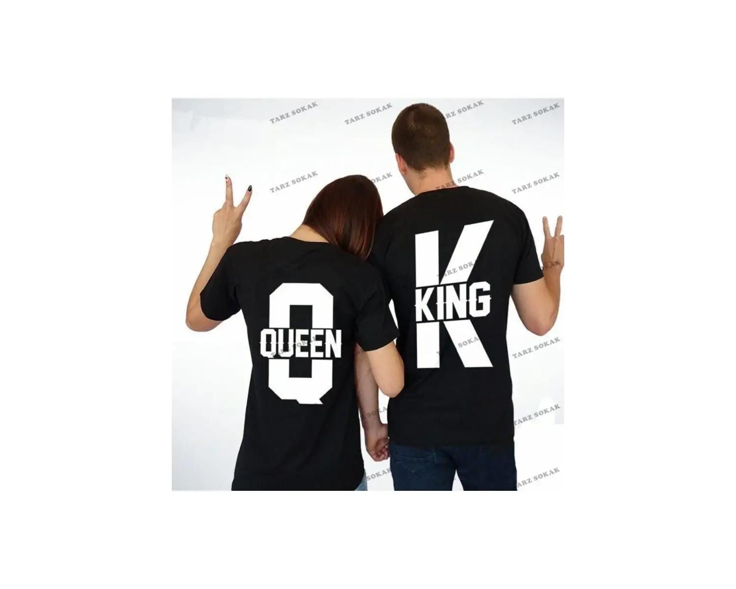 2 Adet Tir Harajuku Style Çift Sevgili Kombinleri Couple Clothing Yeni Sezon