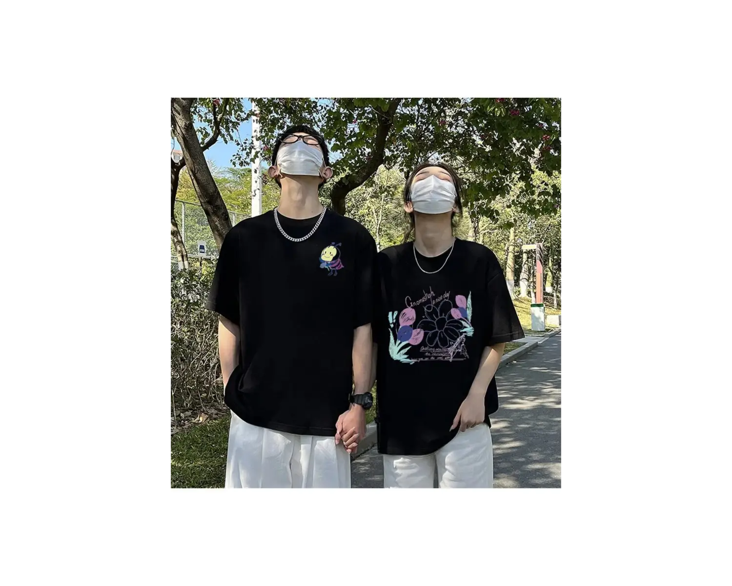 2 Adet Tir Harajuku Style Çift Sevgili Kombinleri Couple Clothing Yeni Sezon