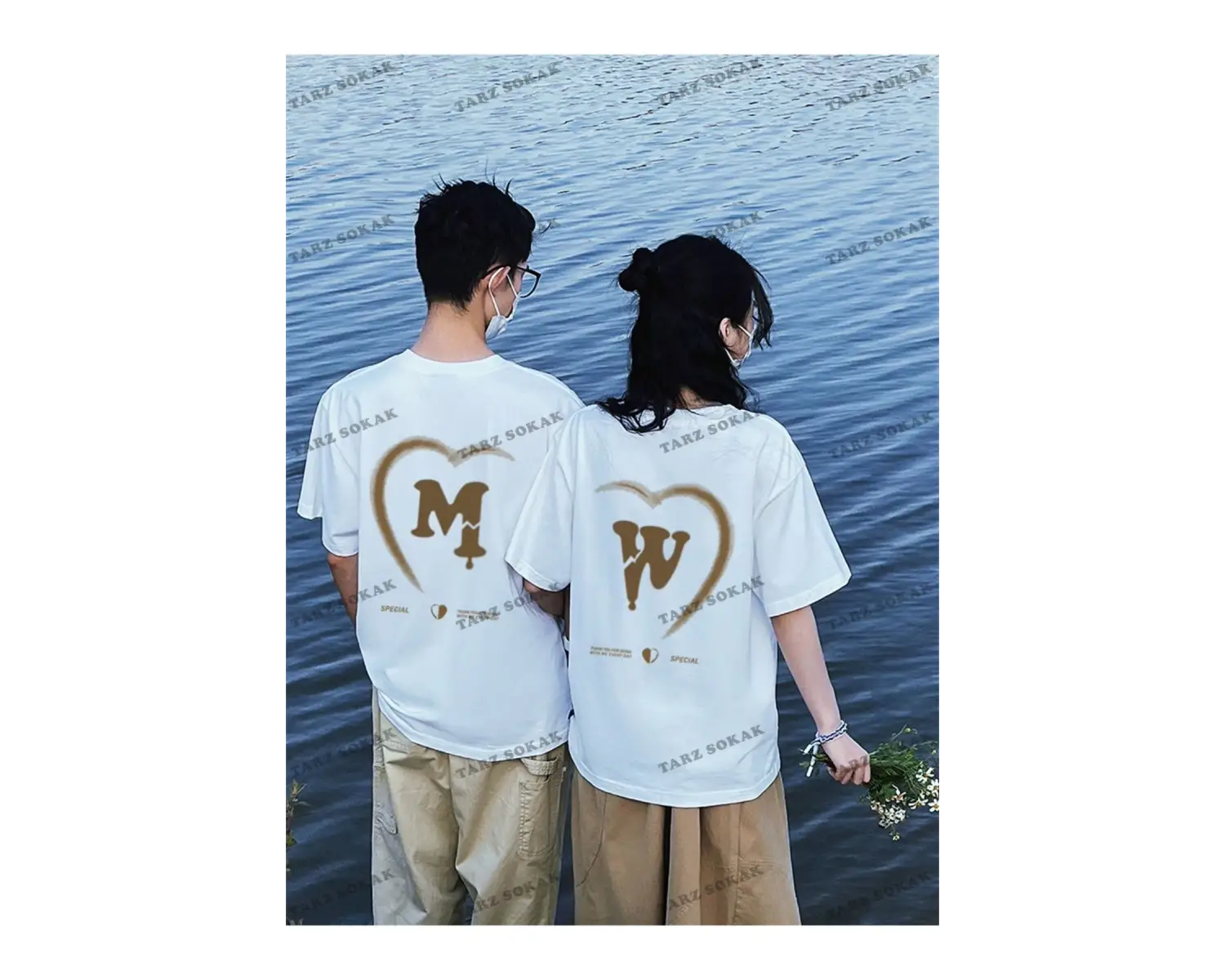 2 Adet Tir Harajuku Style Çift Sevgili Kombinleri Couple Clothing Yeni Sezon