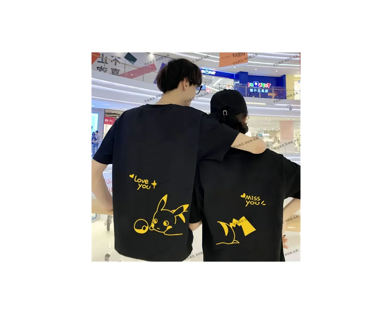 2 Adet Tir Harajuku Style Çift Sevgili Kombinleri Couple Clothing Yeni Sezon