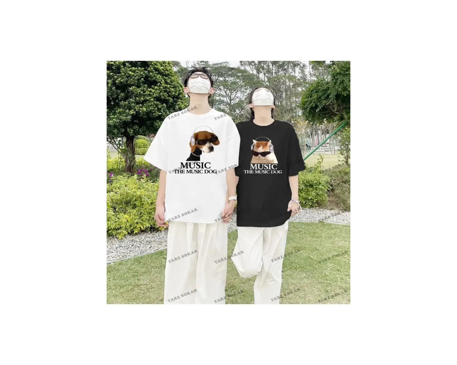 2 Adet Tir Harajuku Style Çift Sevgili Kombinleri Couple Clothing Yeni Sezon