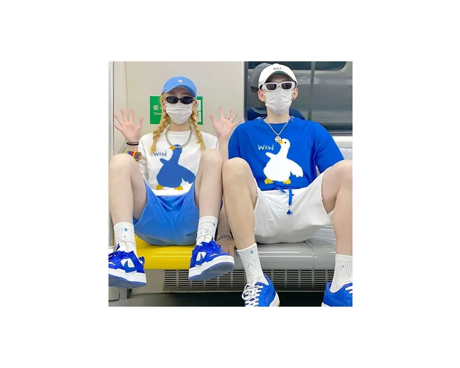 2 Adet Tir Harajuku Style Çift Sevgili Kombinleri Couple Clothing Yeni Sezon