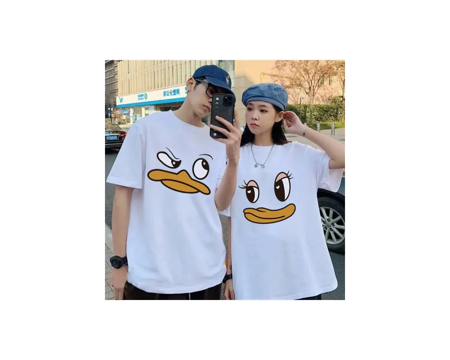 2 Adet Tir Harajuku Style Çift Sevgili Kombinleri Couple Clothing Yeni Sezon