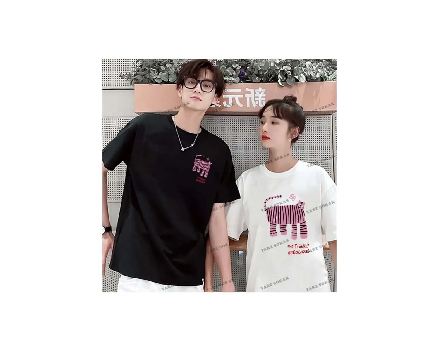 2 Adet Tir Harajuku Style Çift Sevgili Kombinleri Couple Clothing Yeni Sezon